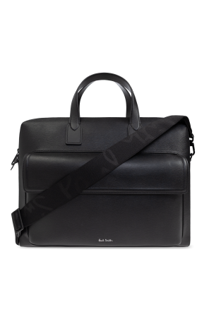 【関税負担無】Bottega Veneta Black leather briefcase Bottega Veneta - Getaway large briefcase black - The Corner